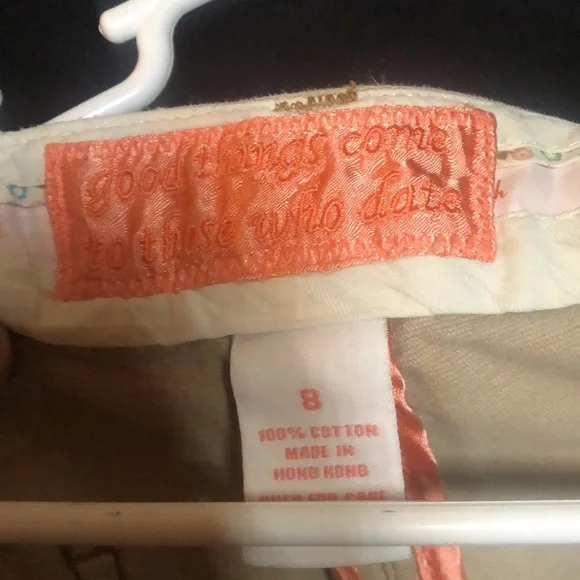 Women’s khaki Abercrombie & Fitch ants Size 8 - Picture 2 of 6